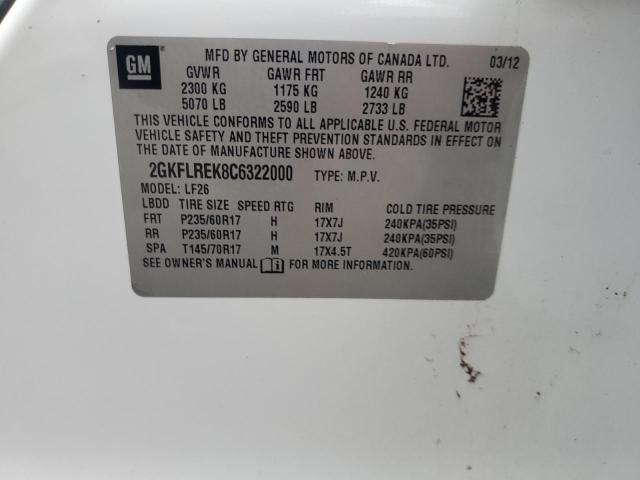 2012 GMC TERRAIN SLE