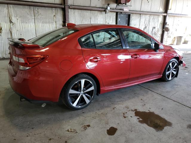  SUBARU IMPREZA 2017 Czerwony