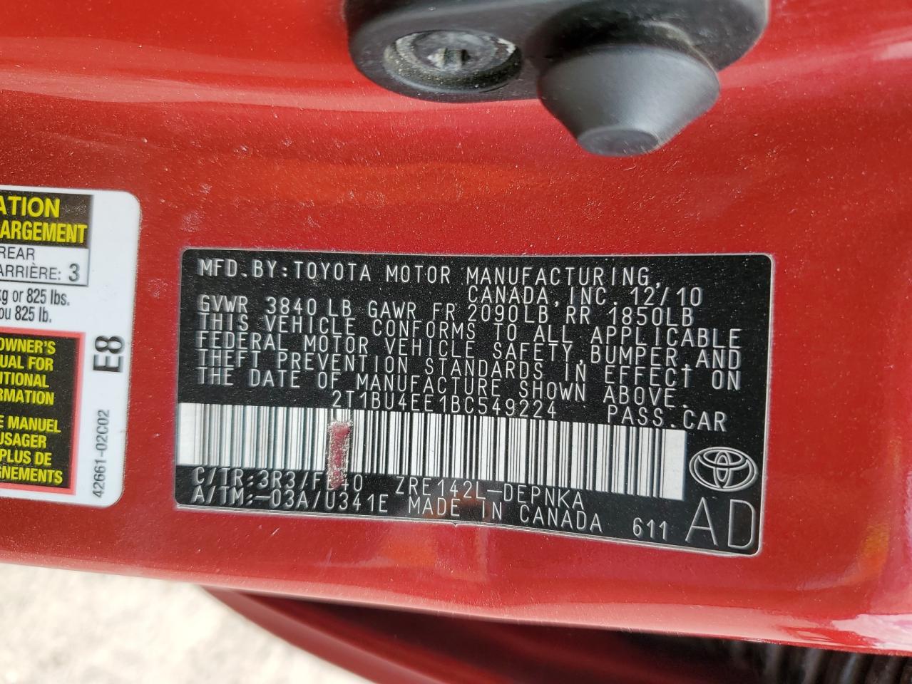 2011 Toyota Corolla - Image 12