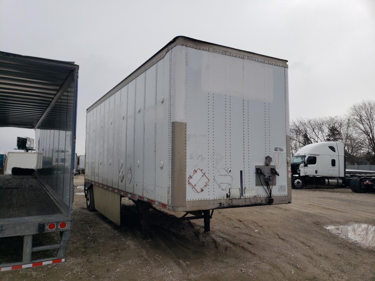 2007 Wabash 28 Dry Van Trailer de vânzare în Cicero, IN - Minor Dent/Scratches