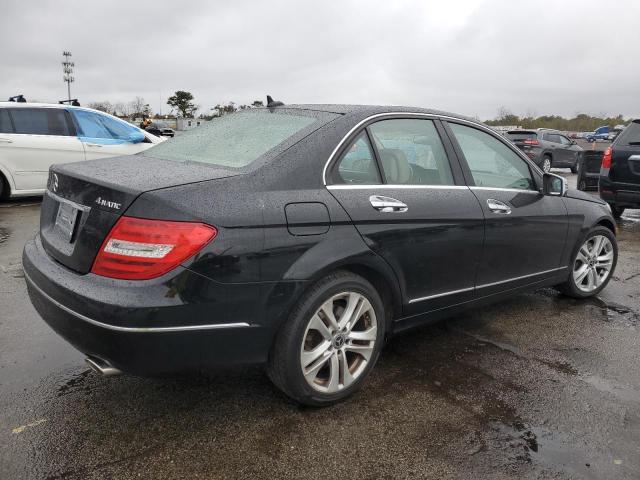 Седани MERCEDES-BENZ C-CLASS 2013 Чорний
