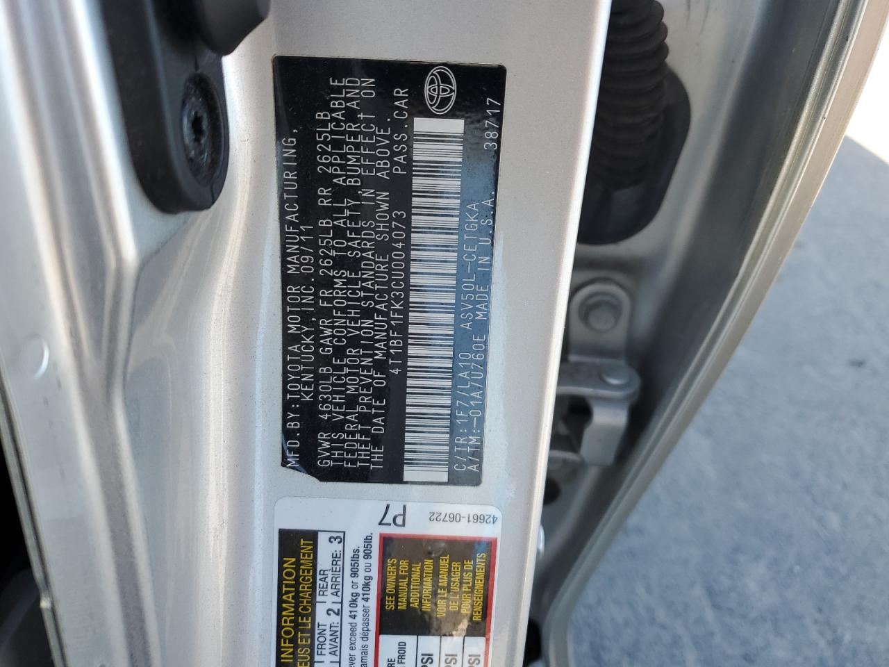 2012 Toyota Camry - Image 13