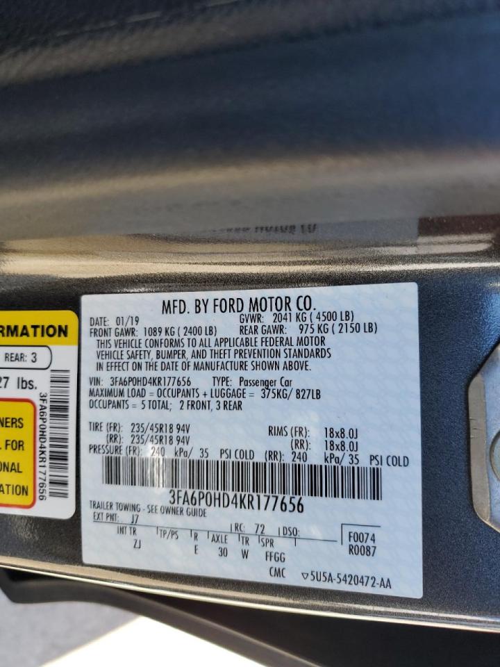 2019 Ford Fusion - Image 14