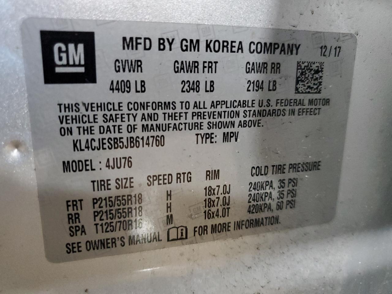 2018 Buick Encore - Image 13