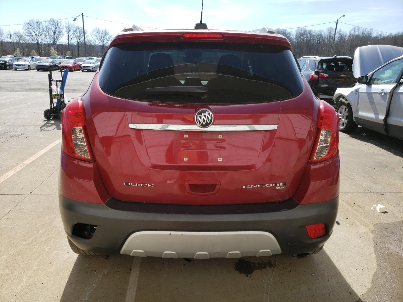 2015 BUICK ENCORE with FRONT END damage, VIN KL4CJFSB7FB045116