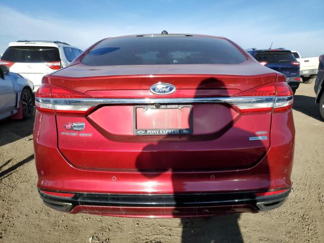 Sedans FORD FUSION 2017 Czerwony