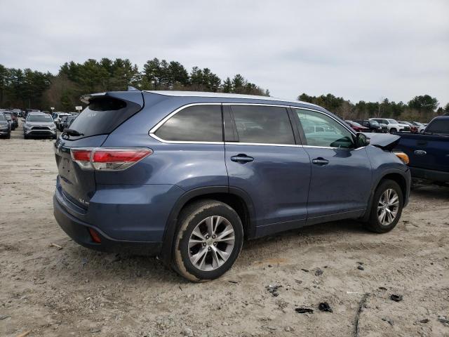  TOYOTA HIGHLANDER 2015 Granatowy
