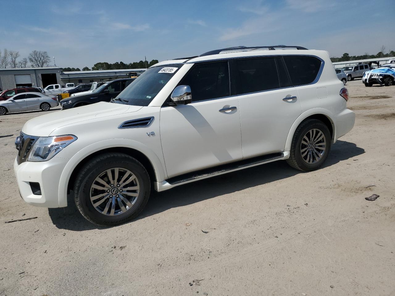 2019 Nissan Armada Platinum للبيع في Harleyville، SC - Top/Roof