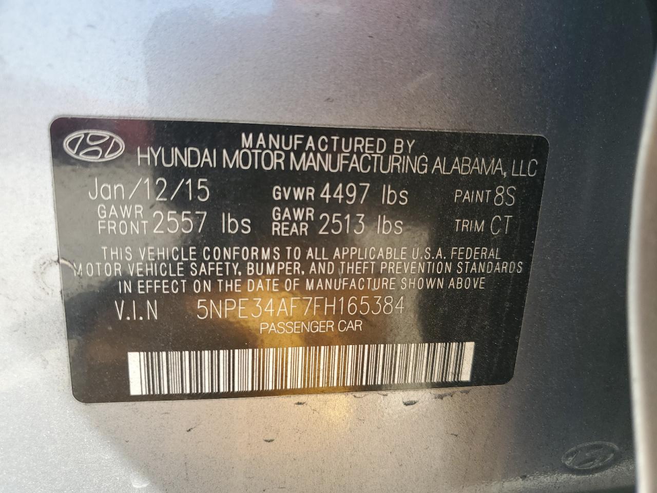 2015 Hyundai Sonata - Image 12