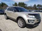 2017 Ford Explorer Xlt na sprzedaż w Mendon, MA - Rear End
