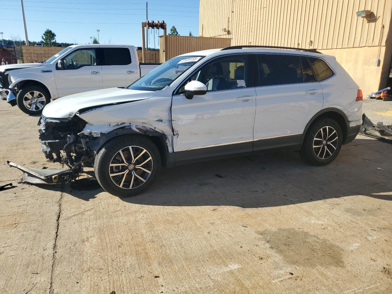 2021 Volkswagen Tiguan Se for Sale in Gaston, SC - Front End