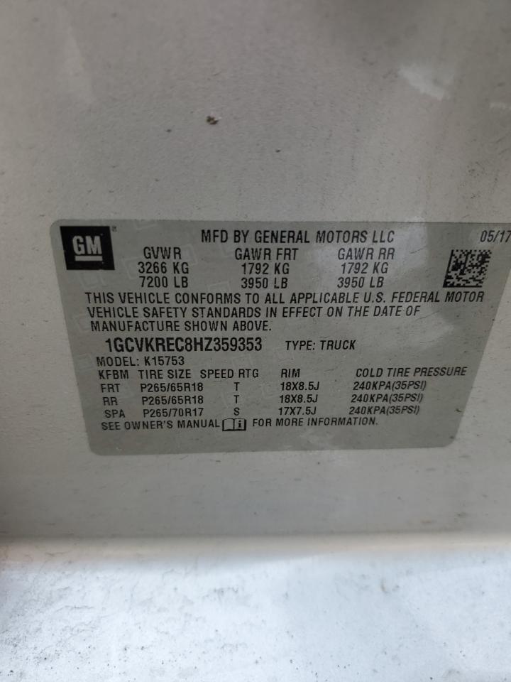 1GCVKREC8HZ359353 CHEVROLET ALL Models 2017