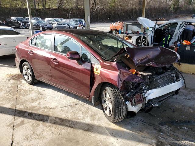  HONDA CIVIC 2013 Burgundy