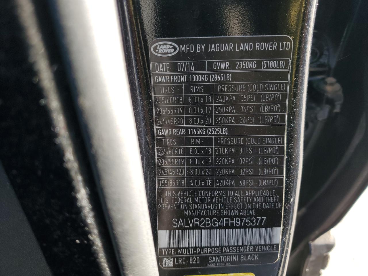 2015 Land Rover Range Rover - Image 13