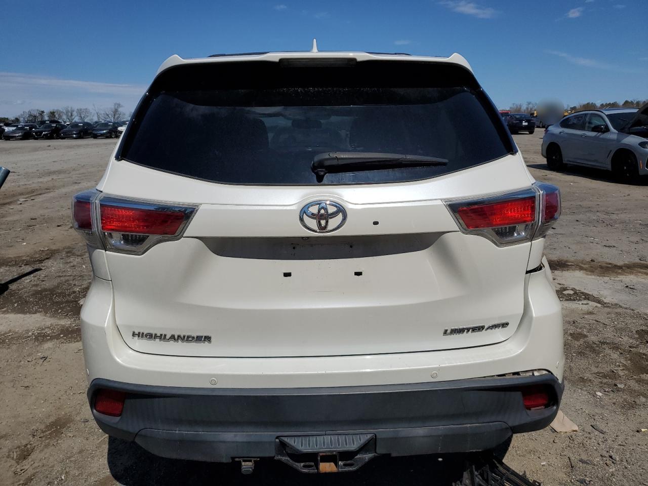 2014 Toyota Highlander Limited VIN: 5TDDKRFH7ES065445 Lot: 50169185