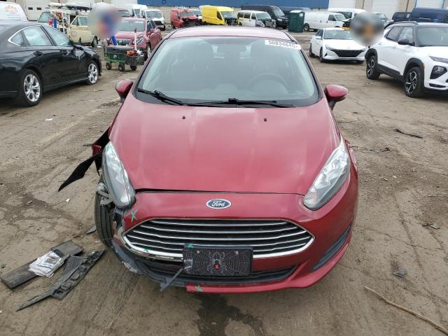  FORD FIESTA 2016 Czerwony