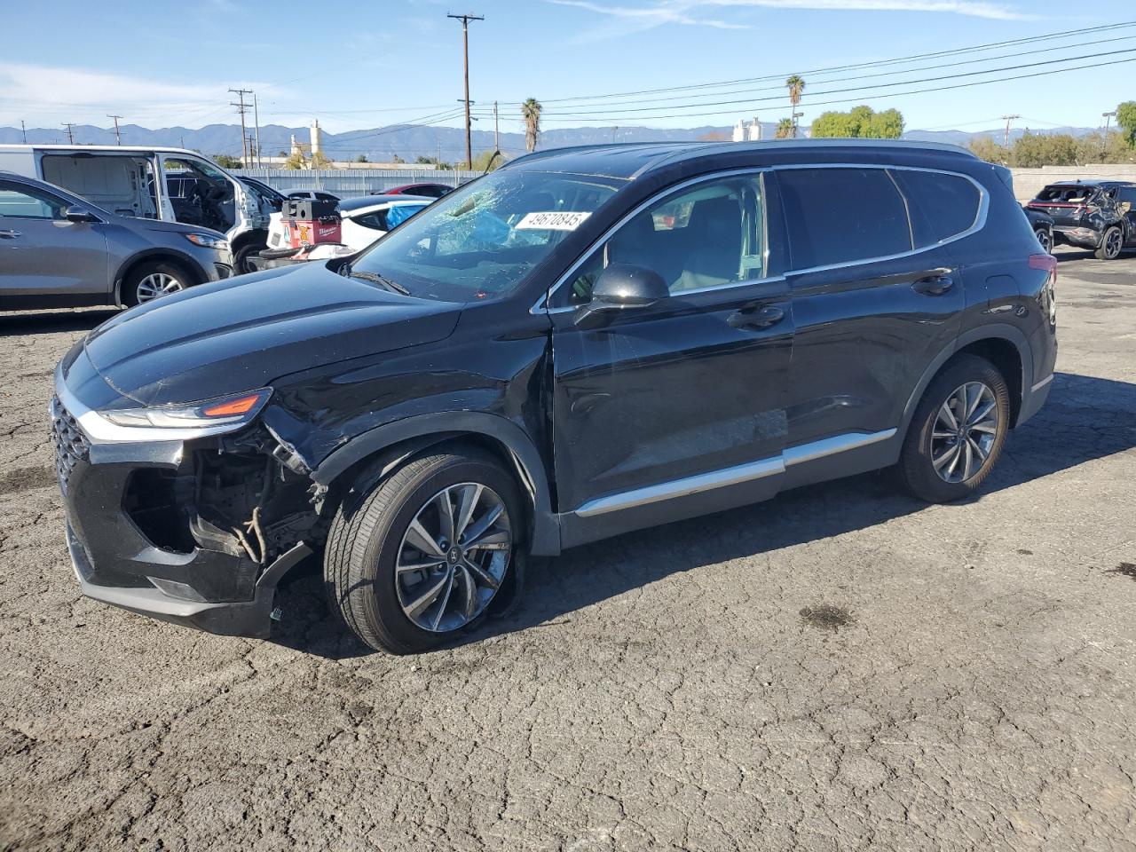2020 Hyundai Santa Fe Sel للبيع في Colton، CA - Rollover
