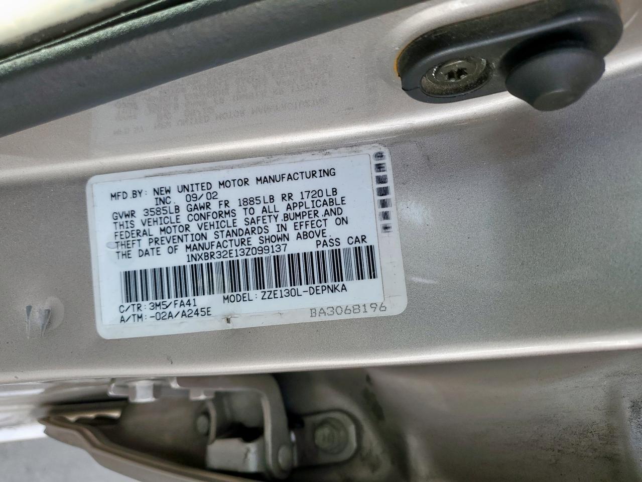 2003 Toyota Corolla - Image 12