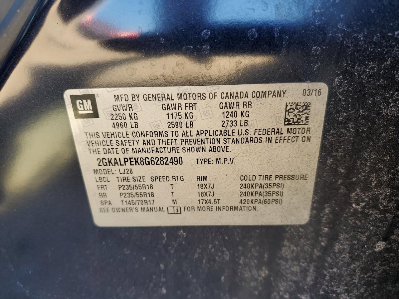 2016 GMC Terrain - Image 13