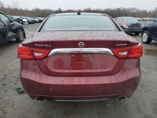  NISSAN MAXIMA 2016 Красный
