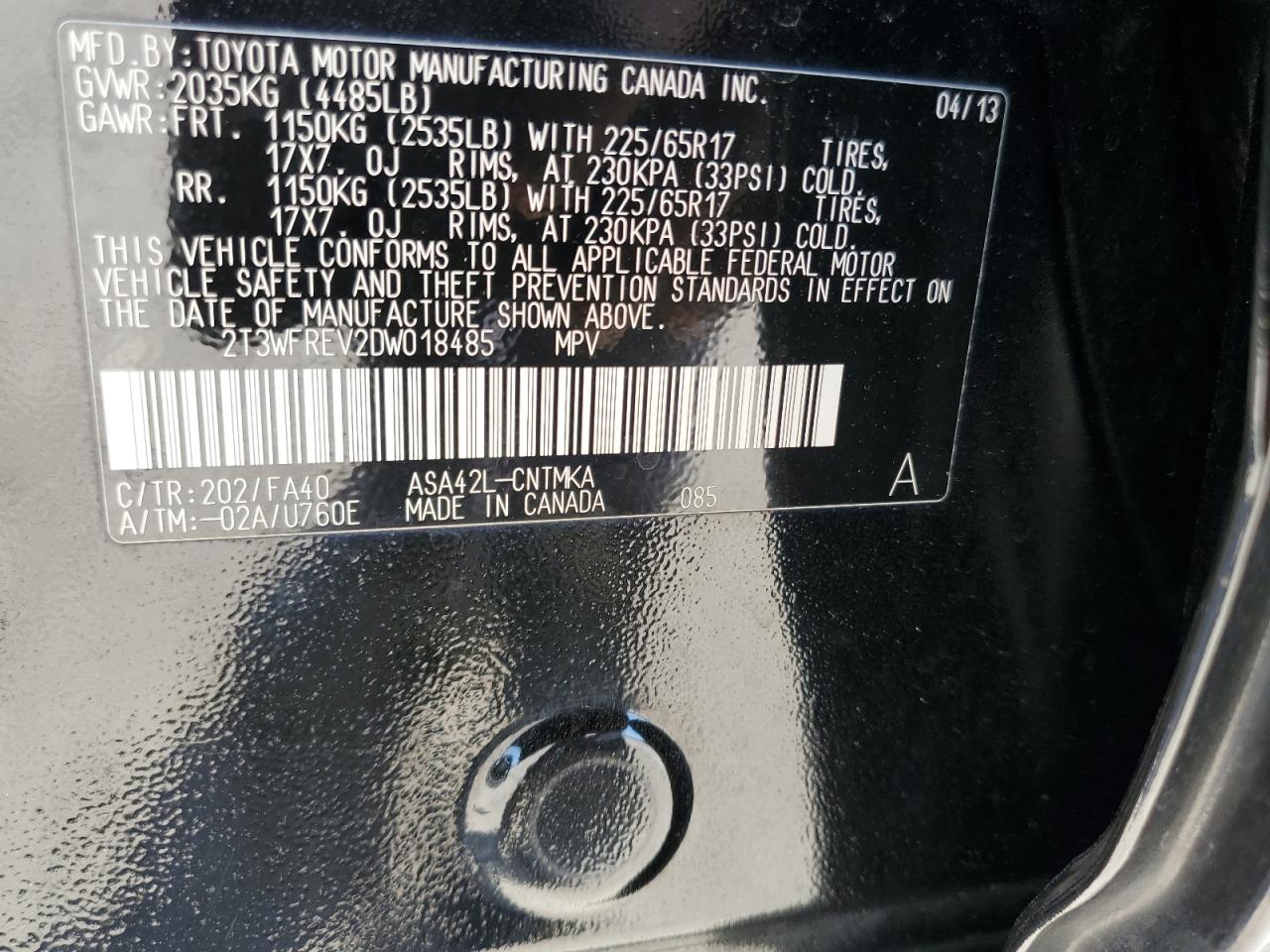 2013 Toyota RAV 4 - Image 13