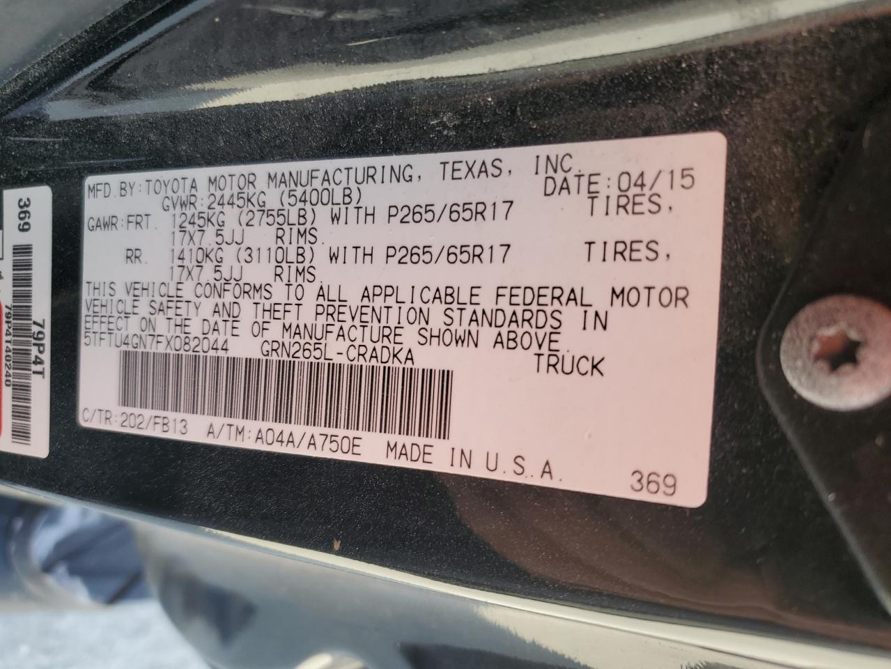 2015 Toyota Tacoma - Image 12