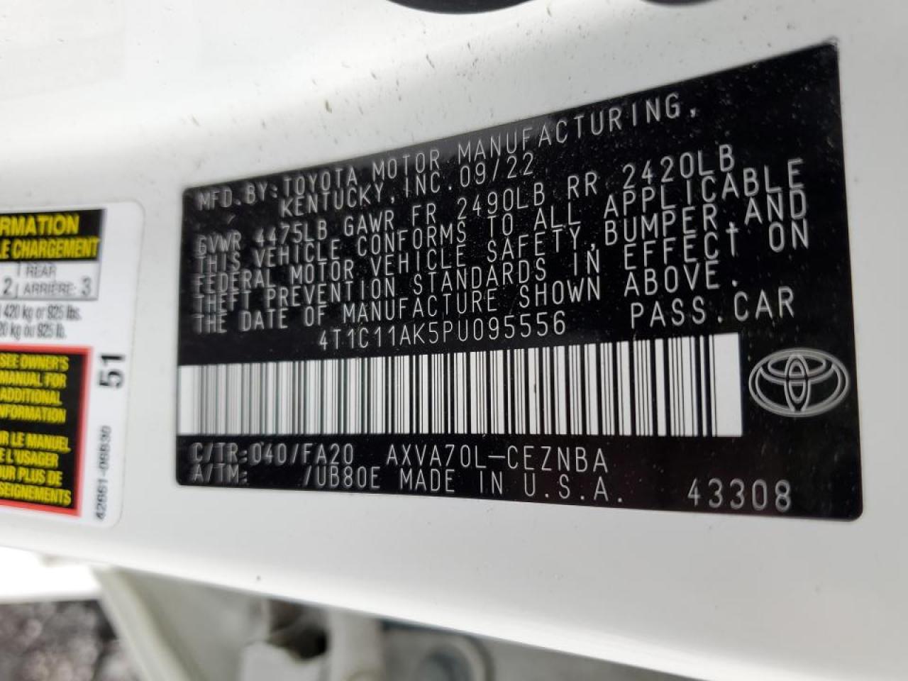 2023 Toyota Camry - Image 13