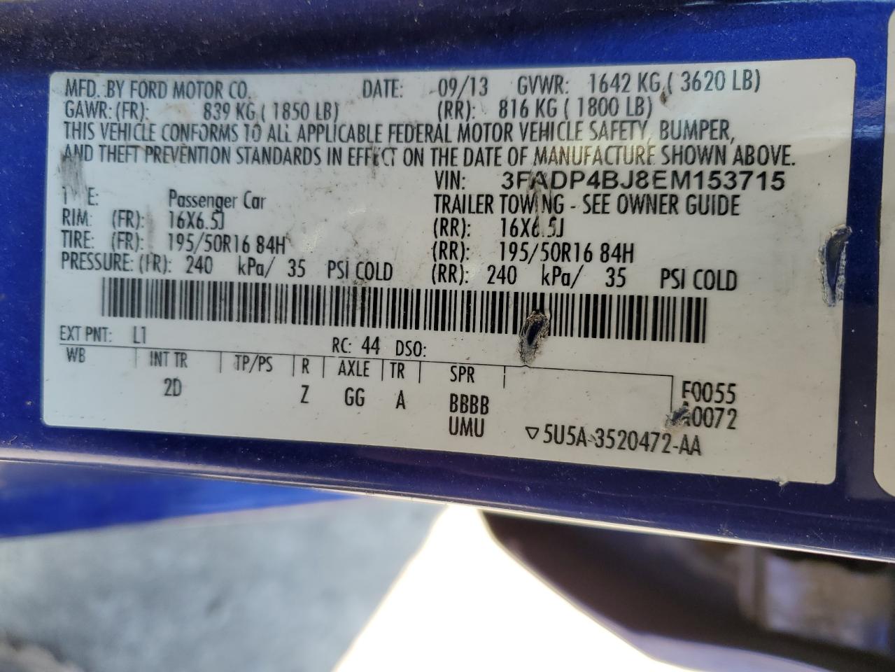 2014 Ford Fiesta - Image 13