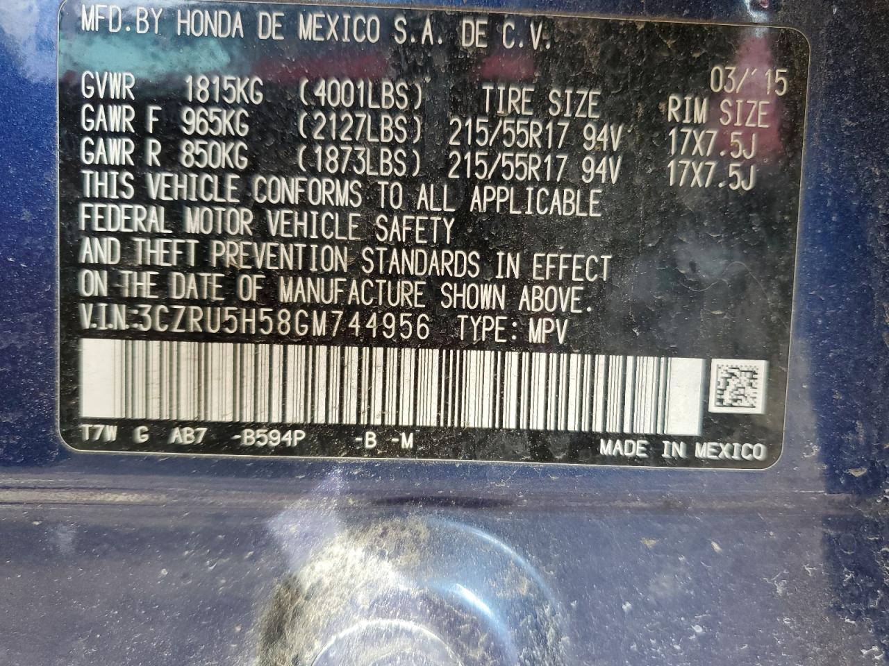 2016 Honda HR-V - Image 13