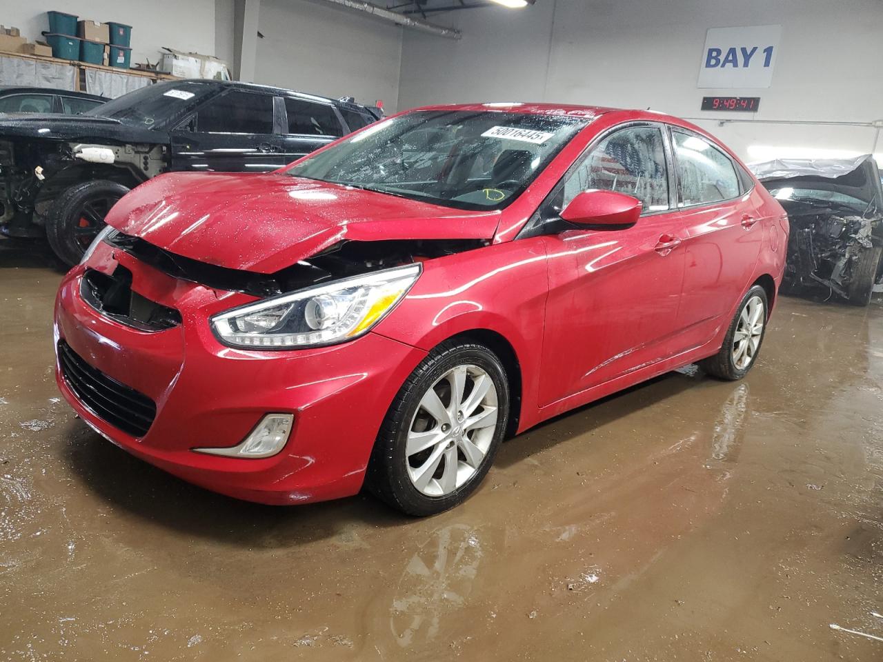 2014 Hyundai Accent Gls en Venta en Elgin, IL - Front End