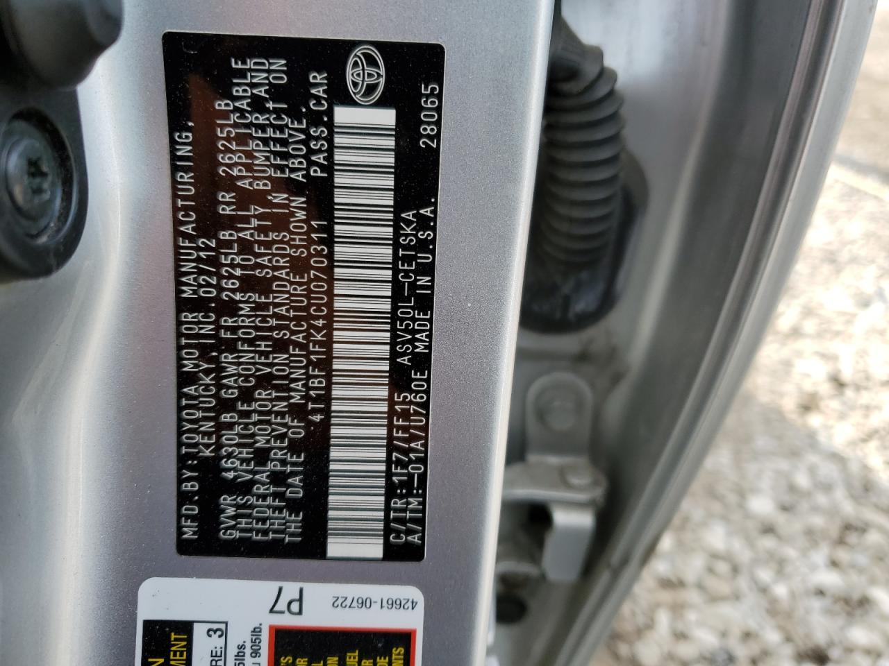 2012 Toyota Camry - Image 12