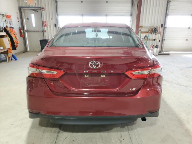  TOYOTA CAMRY 2018 Burgundy