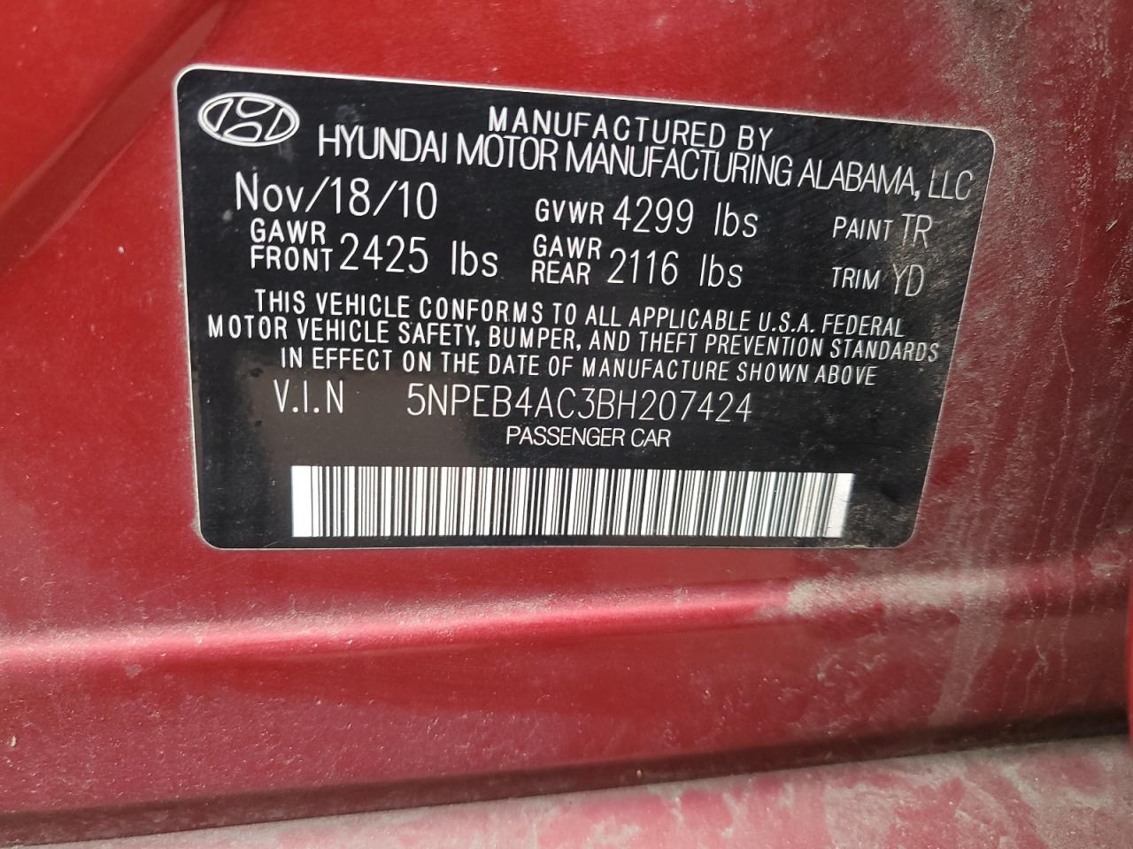 2011 Hyundai Sonata - Image 13