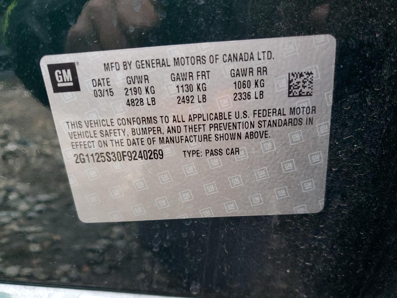2015 Chevrolet Impala - Image 12