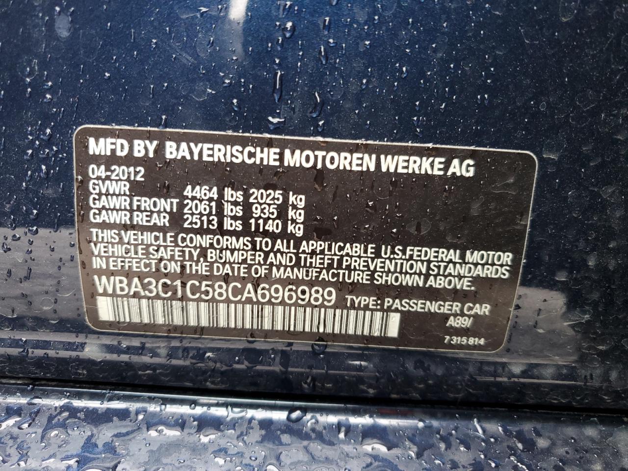 2012 BMW 3er - Image 12