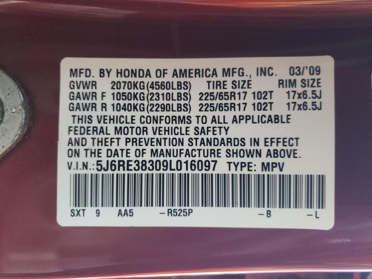 2009 Honda CR-V - Image 14
