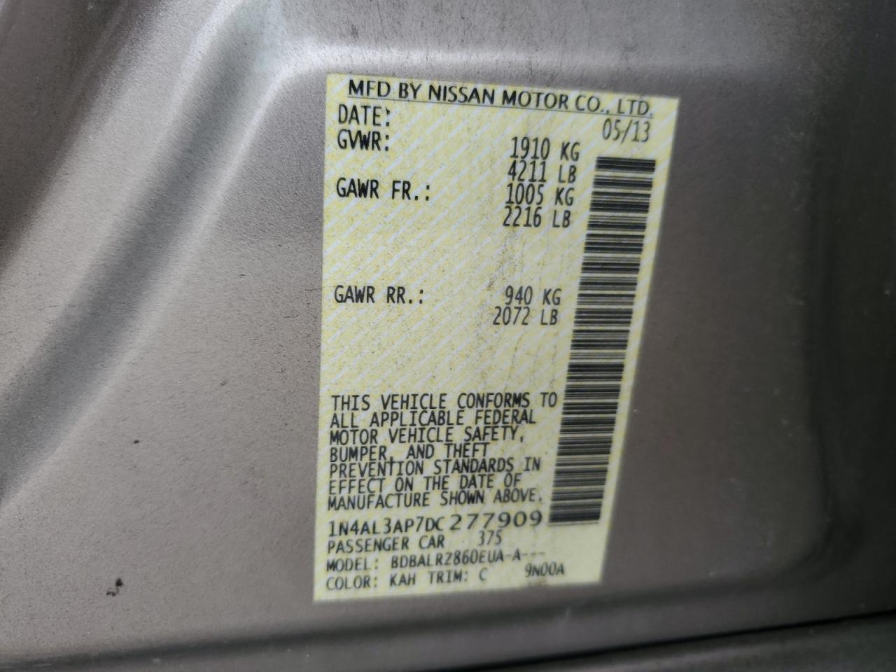 2013 Nissan Altima - Image 13