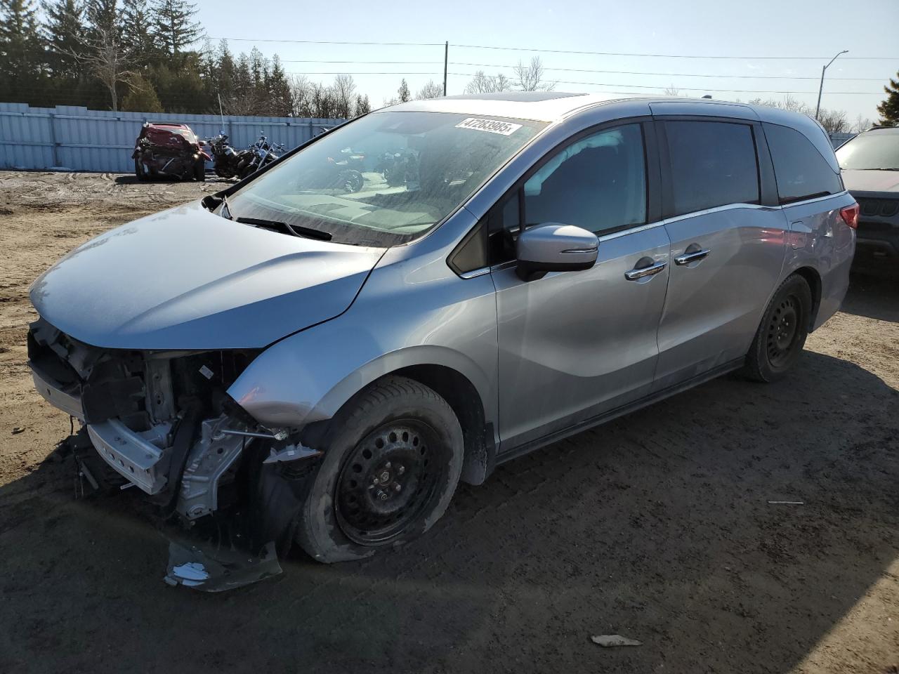 2019 Honda Odyssey Ex იყიდება Bowmanville-ში, ON - Front End