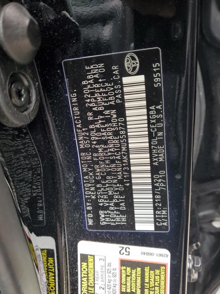 2021 Toyota Camry - Image 12