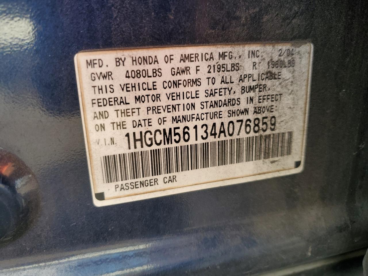 2004 Honda Accord - Image 12