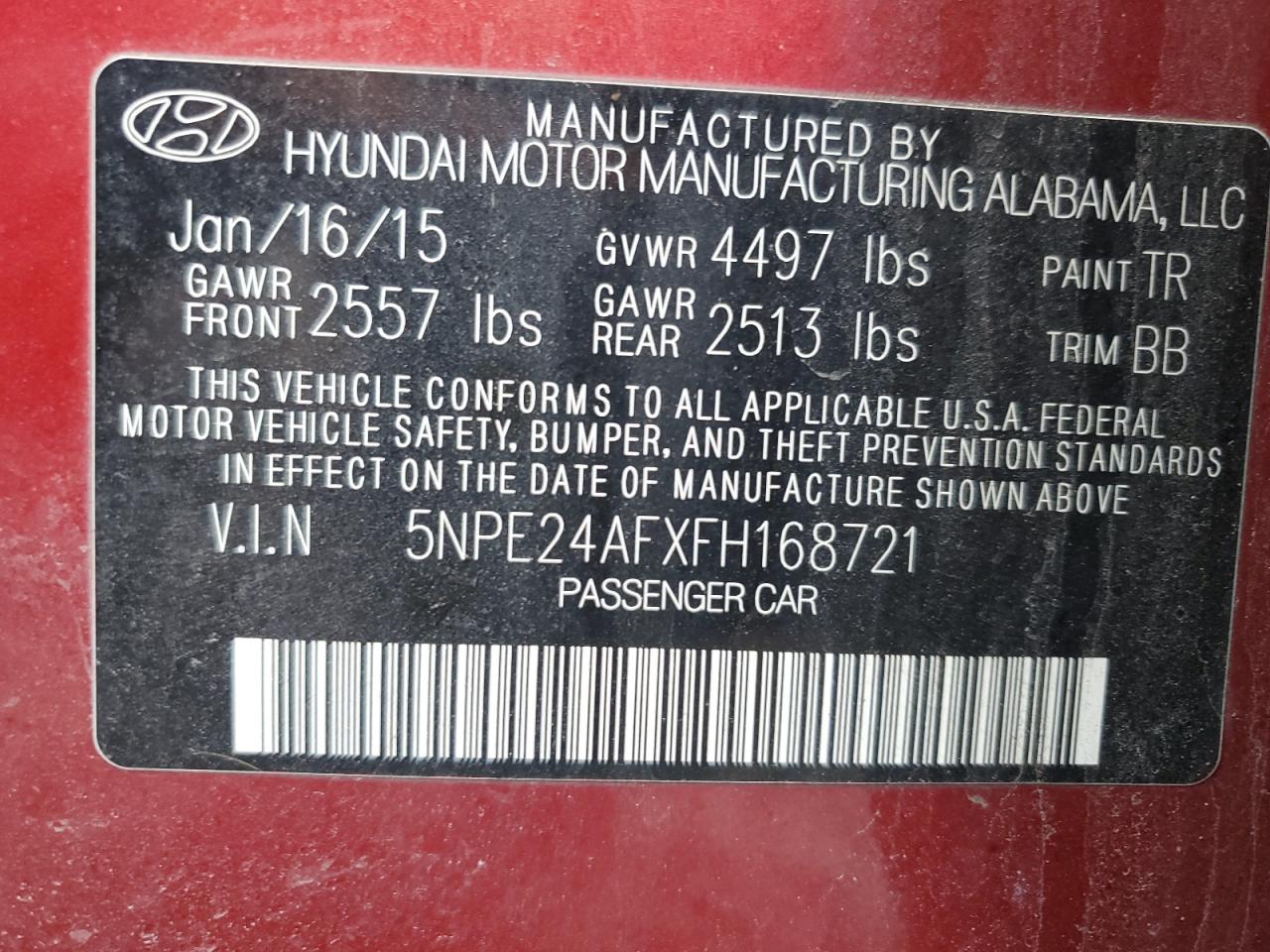 2015 Hyundai Sonata - Image 12
