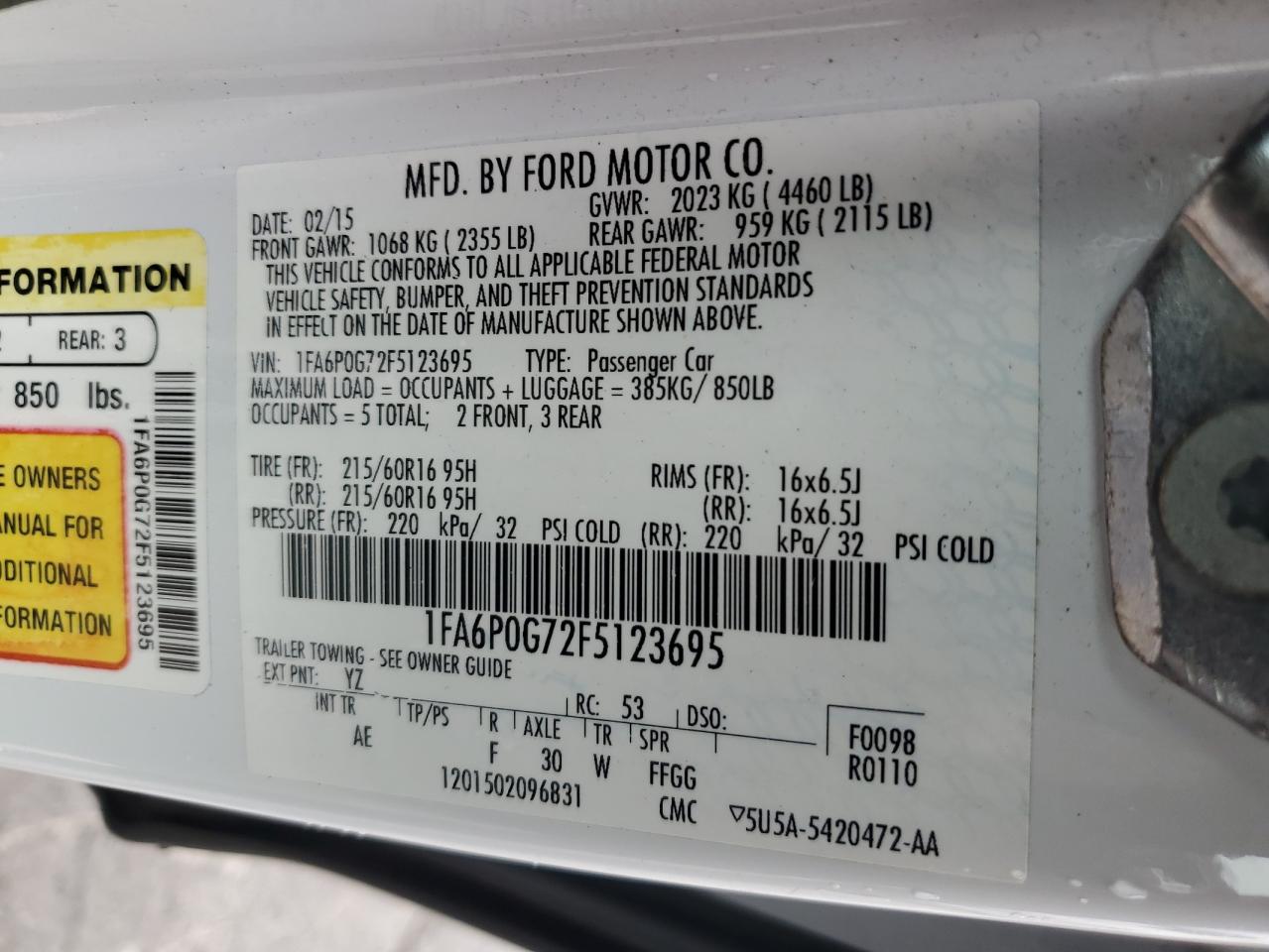 2015 Ford Fusion - Image 12