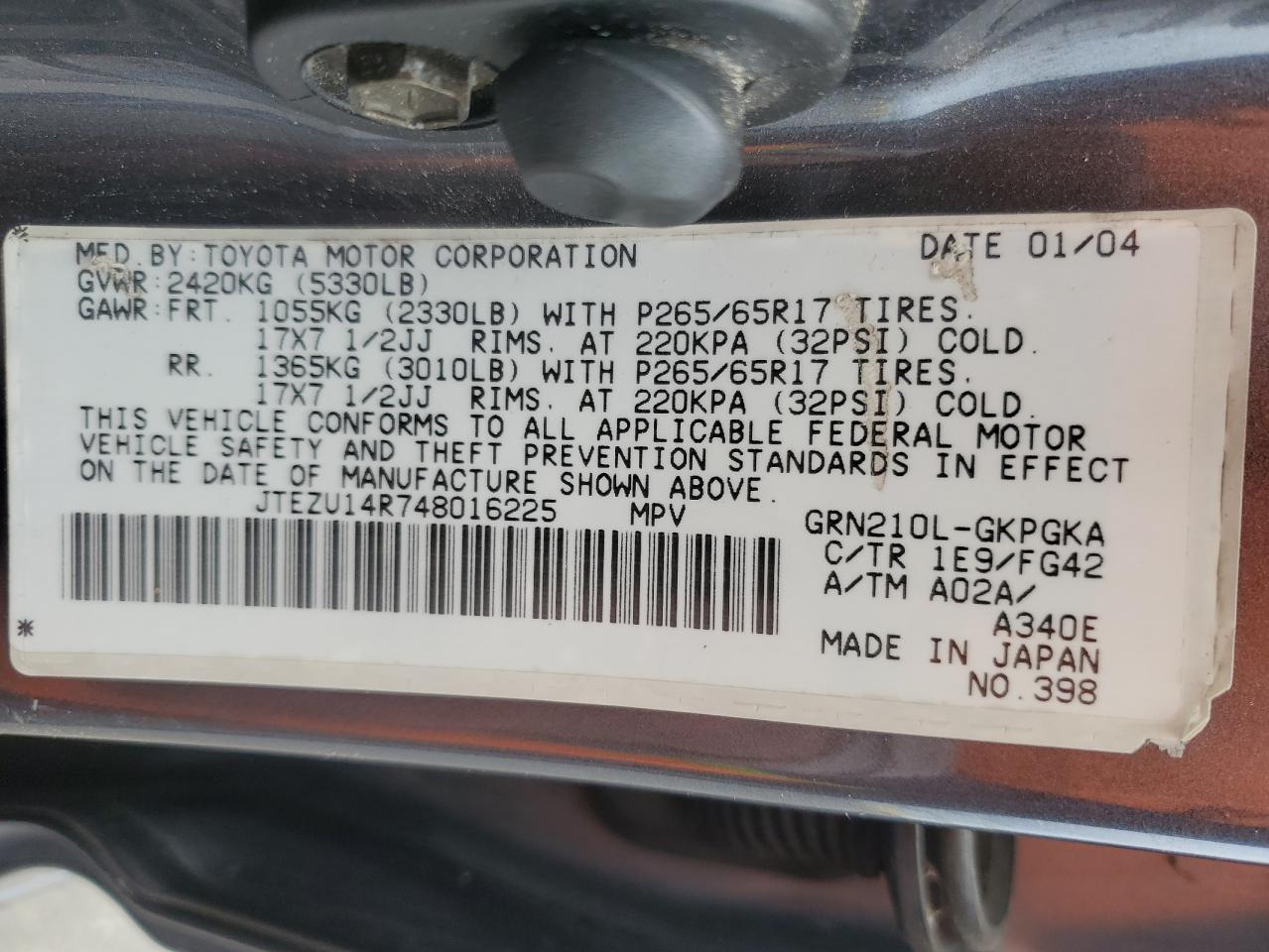 2004 Toyota 4Runner - Image 14