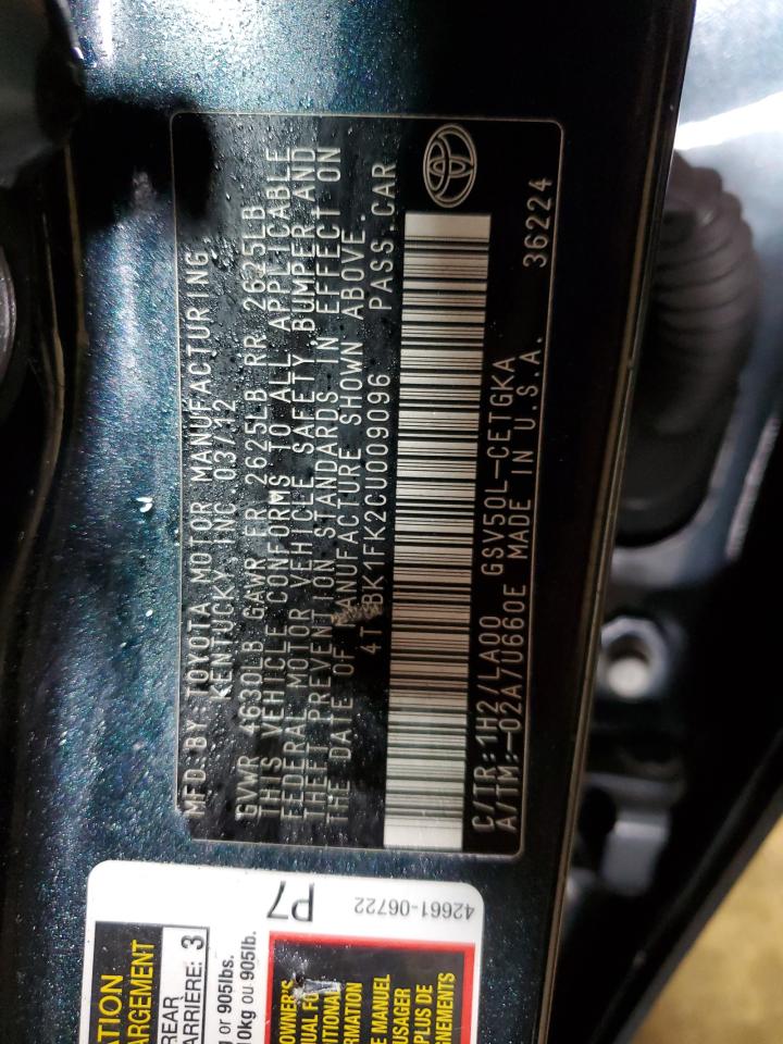 2012 Toyota Camry - Image 12