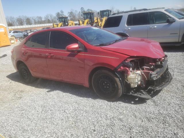  TOYOTA COROLLA 2014 Red