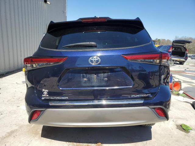  TOYOTA HIGHLANDER 2022 Granatowy