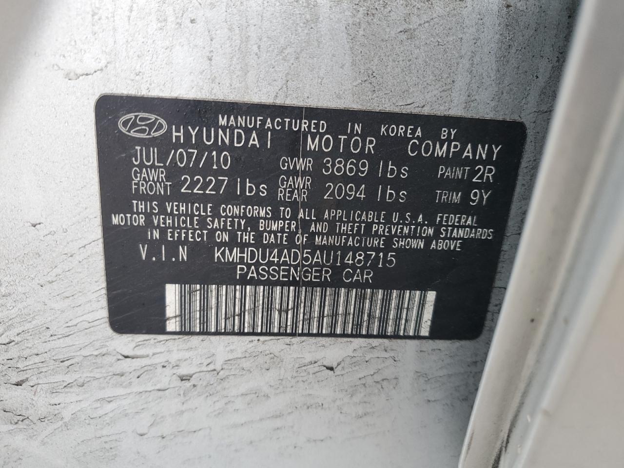 2010 Hyundai Elantra - Image 14