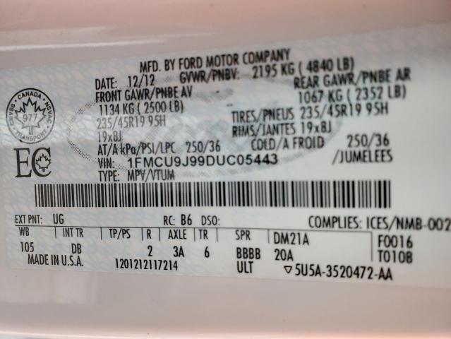 2013 FORD ESCAPE TITANIUM