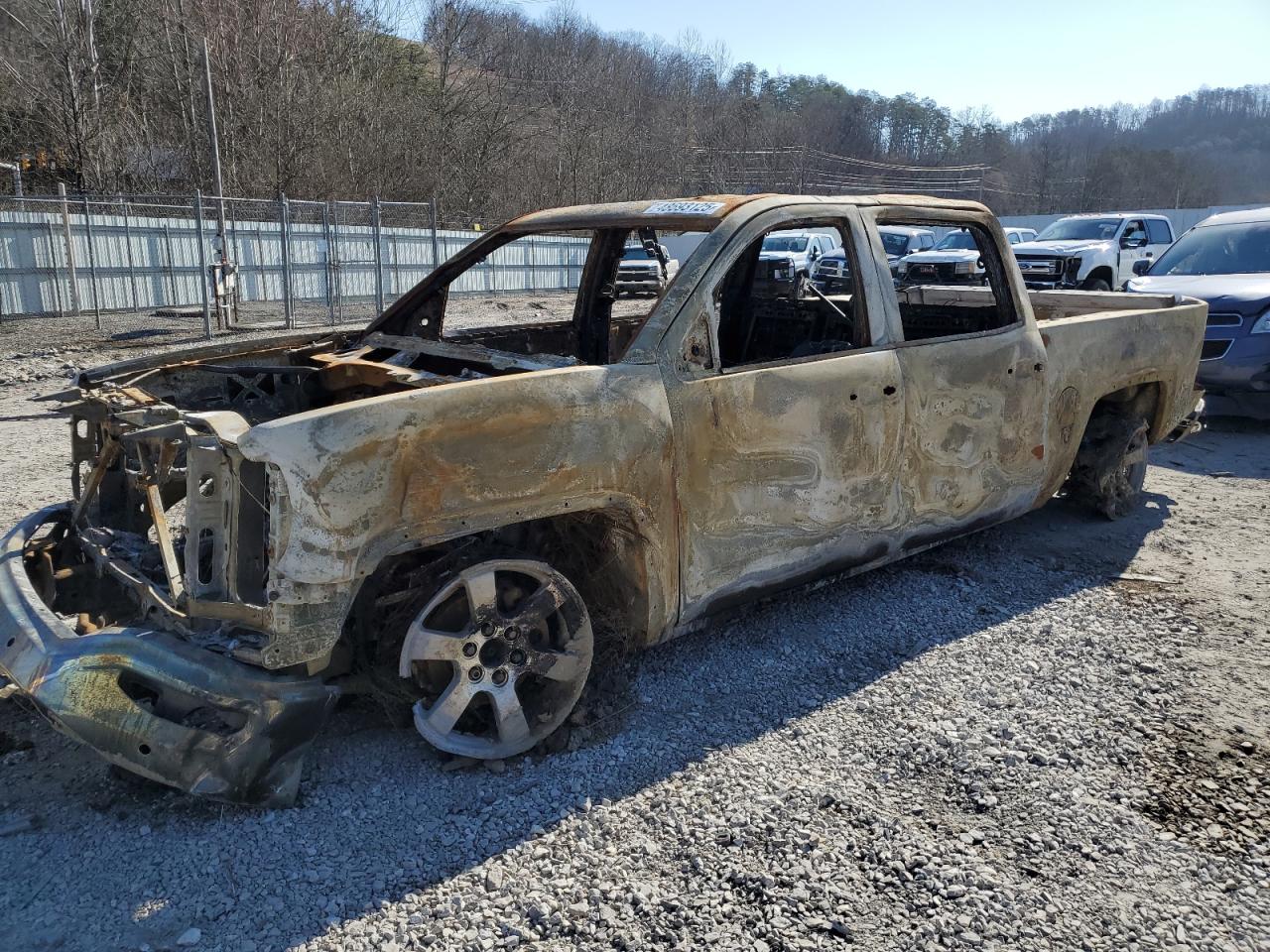 2017 Gmc Sierra K1500 Slt zu verkaufen in Hurricane, WV - Burn
