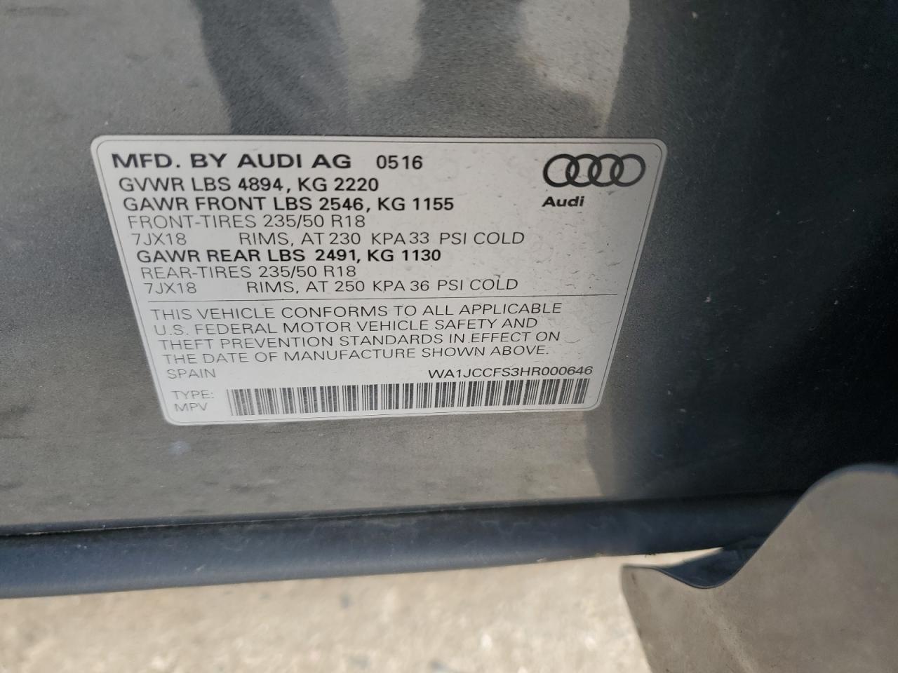 2017 Audi Q3 - Image 13